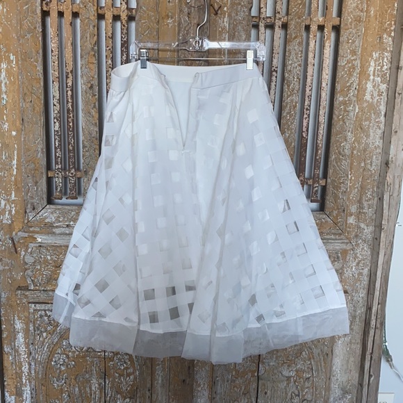 CHRISTIAN SIRIANO X LANE BRYANT WHITE SKIRT 24 - Picture 6 of 9
